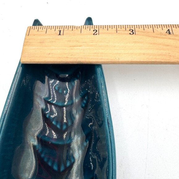 Wall candle holder - AWF pottery studio Norway 1960s - Candle light holder. Deep - Picture 13 of 16